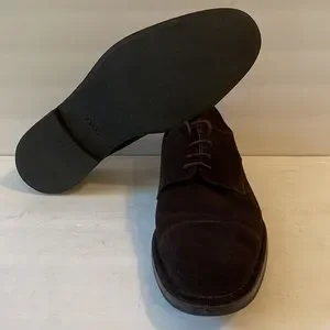 BALLY - High Quality Suede Oxfords - Slightly Worn - With Box - Made in Italy Bally | Shoes | Bally High Quality Suede Oxfords Slightly  main image 2